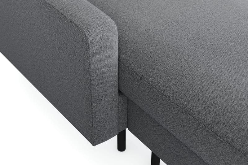 Peppe 4-sits Högervänd U-formad Soffa med Divan och Schäslong i Tyg - Ljusgrå - Möbler - Soffa - U-soffa