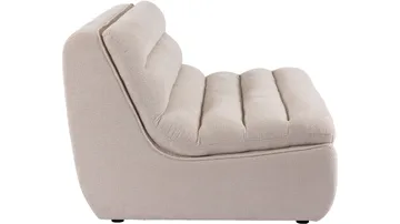 Valdoro 2-sits Mittmodul i tyg 135 cm - Beige - Möbler - Soffa - 2 sits soffa