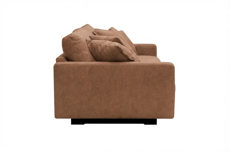 Valencia Extra Djup 3-sits Soffa i Chenille - Rostbrun - Möbler - Soffa - 3 sits soffa