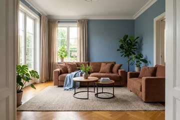 Valencia Extra Djup 3-sits Soffa i Chenille - Rostbrun - Möbler - Soffa - 3 sits soffa