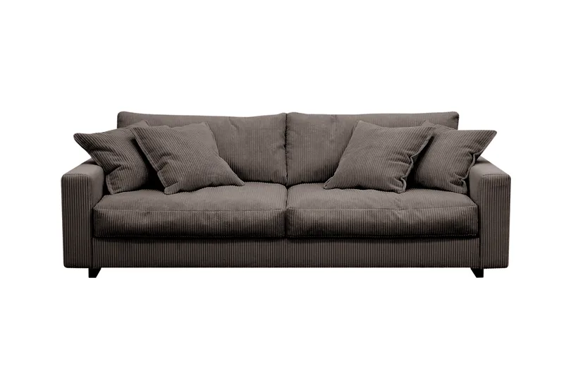 Valencia Extra Djup 3-sits Soffa - Mörkgrå - Möbler - Soffa - 3 sits soffa