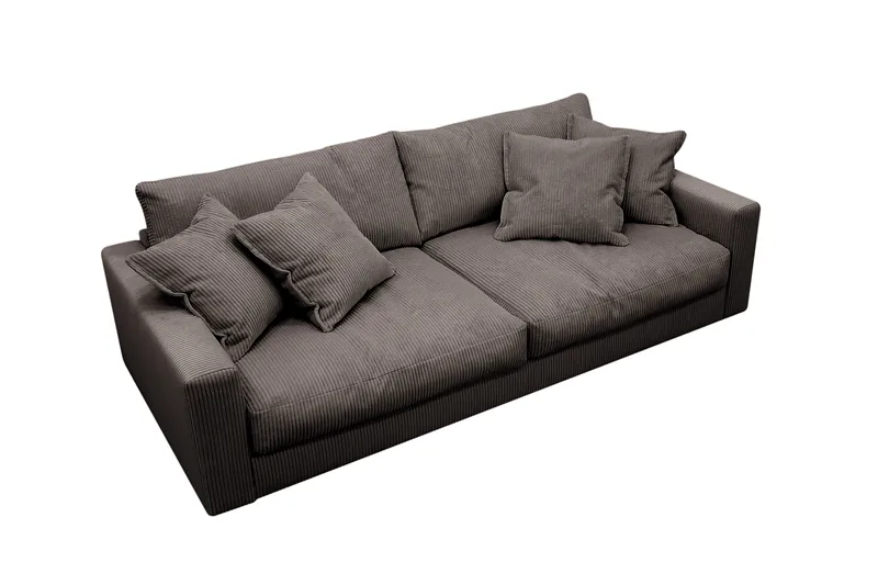 Valencia Extra Djup 3-sits Soffa - Mörkgrå - Möbler - Soffa - 3 sits soffa
