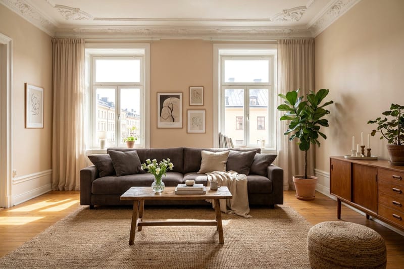 Valencia Extra Djup 4-sits Soffa - Mörkgrå - Möbler - Soffa - 4 sits soffa