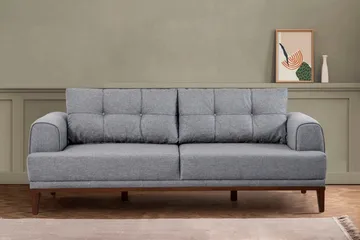 Valsot 3-sits Soffa - Grå - Möbler - Soffa - 3 sits soffa