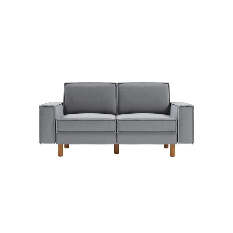 Vilsa 2-sits Soffa - Brun/Grå - Möbler - Soffa - Sammetssoffa