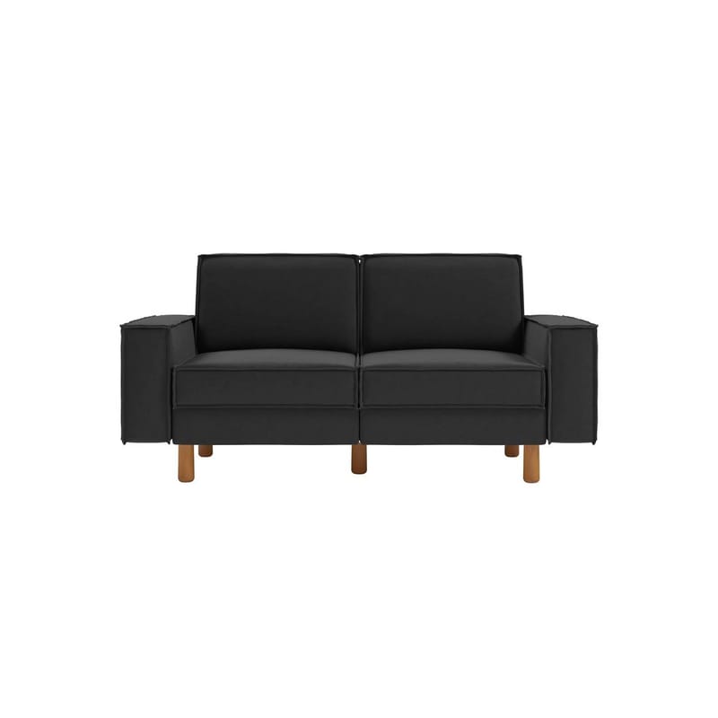 Vilsa 2-sits Soffa - Brun/Mörkgrå - Möbler - Soffa - Sammetssoffa