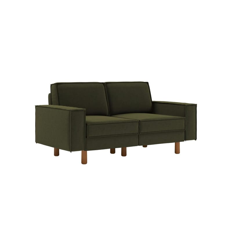 Vilsa 2-sits Soffa, Brun/Mörkgrön