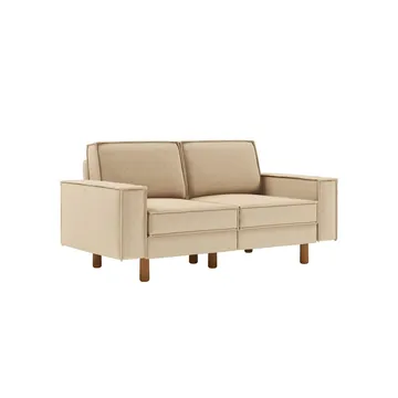 Vilsa 2-sits Soffa - Sand - Möbler - Soffa - Sammetssoffa
