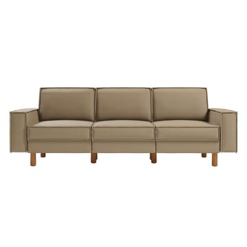 Vilsa 3-sits Mjuk Djup Soffa i Linne - Beige|Brun - Möbler - Soffa - 3 sits soffa