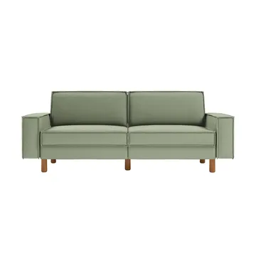 Vilsa 3-sits Soffa - Brun/Grön - Möbler - Soffa - Sammetssoffa