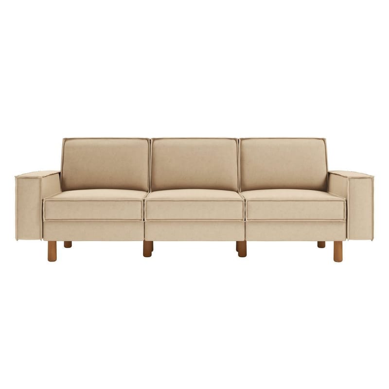 Vilsa 3-sits Soffa - Brun/Sand - Möbler - Soffa - Sammetssoffa