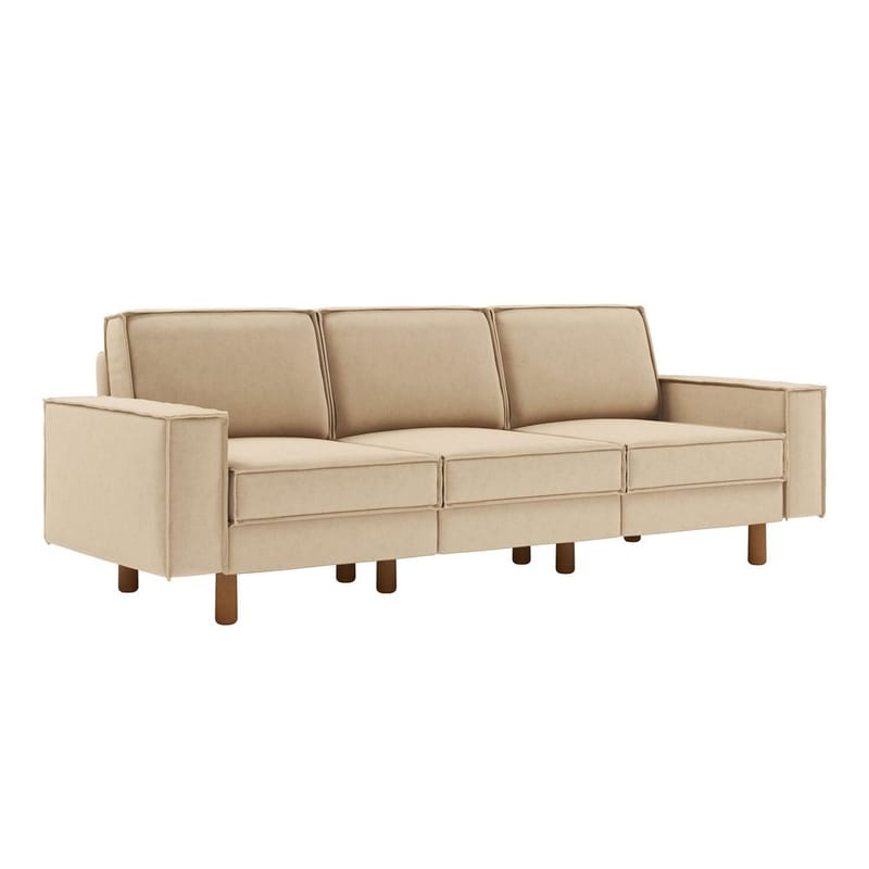 Vilsa 3-sits Soffa - Brun/Sand - Möbler - Soffa - Sammetssoffa