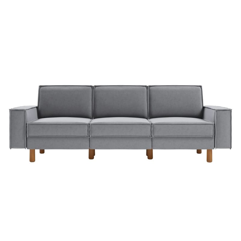 Vilsa 3-sits Soffa - Grå - Möbler - Soffa - Sammetssoffa