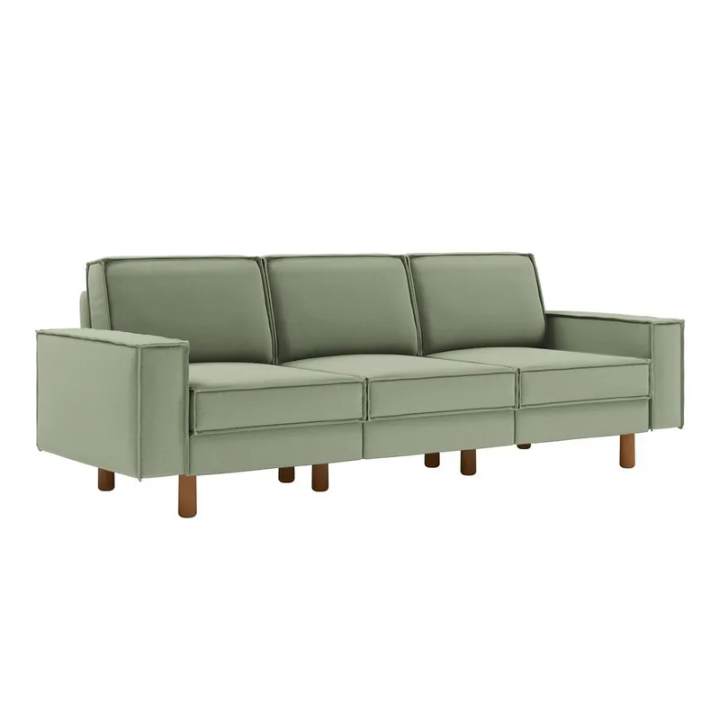 Vilsa 3-sits Soffa - Grön - Möbler - Soffa - Sammetssoffa