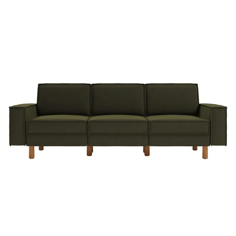 Vilsa 3-sits Soffa - Grön - Möbler - Soffa - Sammetssoffa
