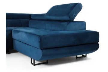 Warwick Bäddsoffa m. Schäslong 3-sits - Grå - Möbler - Soffa - Bäddsoffa