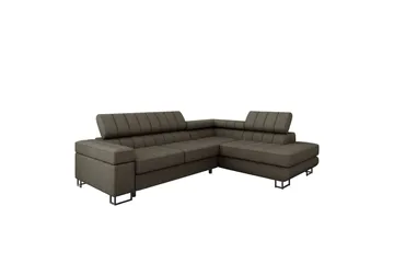 Warwick Bäddsoffa med Schäslong 3-sits - Brun - Möbler - Soffa - Bäddsoffa