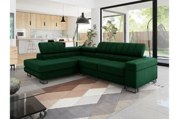 Warwick Bäddsoffa med Schäslong 3-sits - Grön - Möbler - Soffa - Bäddsoffa