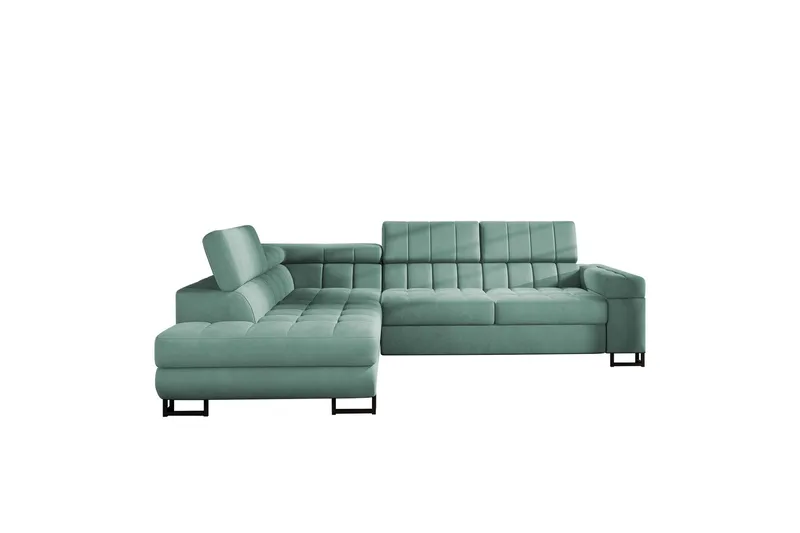 Warwick Soffa med Schäslong 3-sits, Grön
