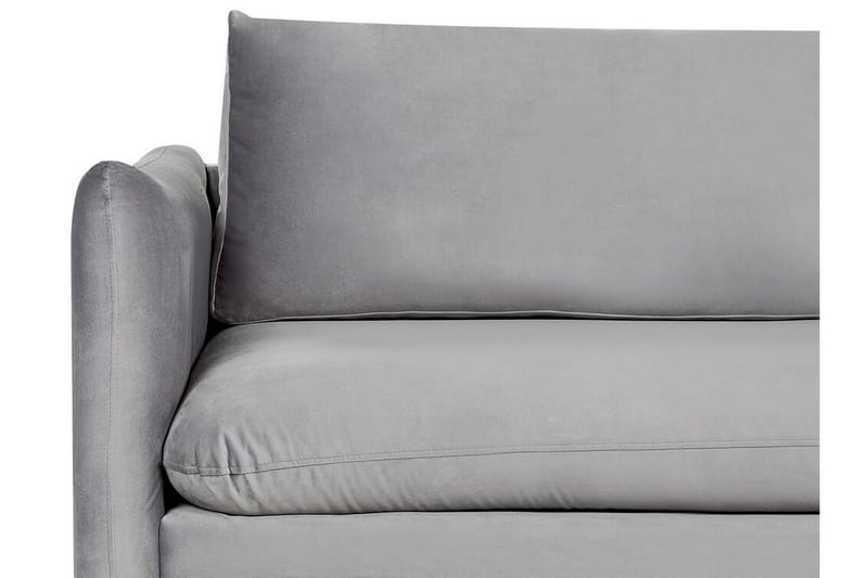 Woodal Soffa 3-sits - Grå/Svart - Möbler - Soffa - Sammetssoffa