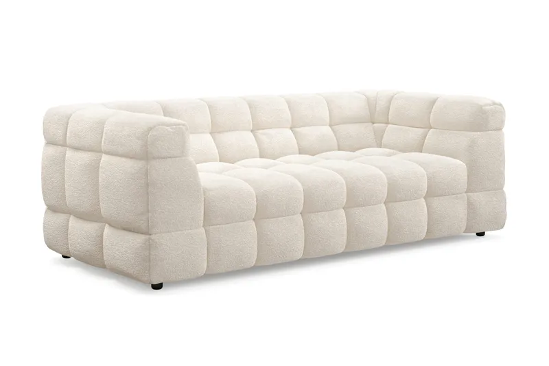 Elise 3-sits Bubblig Soffa - Beige - Möbler - Soffa - 3 sits soffa