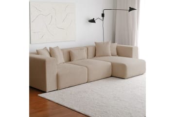 Yolo Soffa med Divan 6-sits - Beige - Möbler - Soffa - Divansoffor & schäslongsoffa