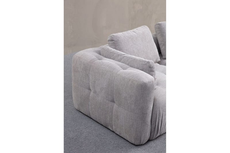 Yvara Soffa 3-sits - Grå - Möbler - Soffa - Modulsoffor - Komplett modulsoffa