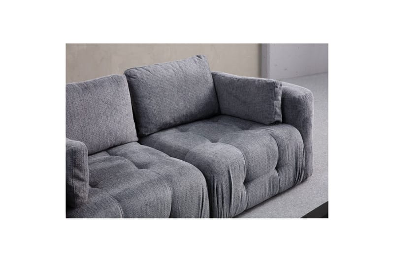 Yvara Soffa 3-sits - Grå - Möbler - Soffa - Modulsoffor - Komplett modulsoffa