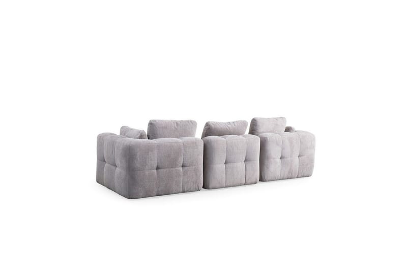 Yvara Soffa 3-sits - Grå - Möbler - Soffa - Modulsoffor - Komplett modulsoffa