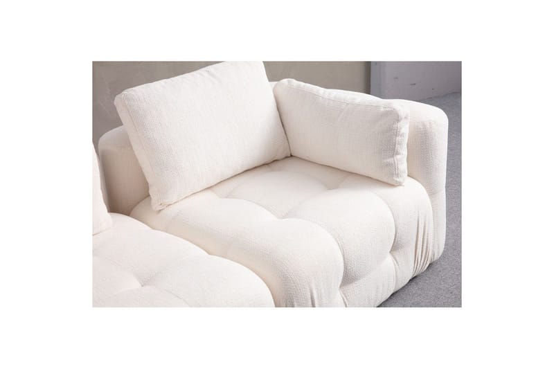 Yvara Soffa 3-sits - Vit - Möbler - Soffa - Modulsoffor - Komplett modulsoffa