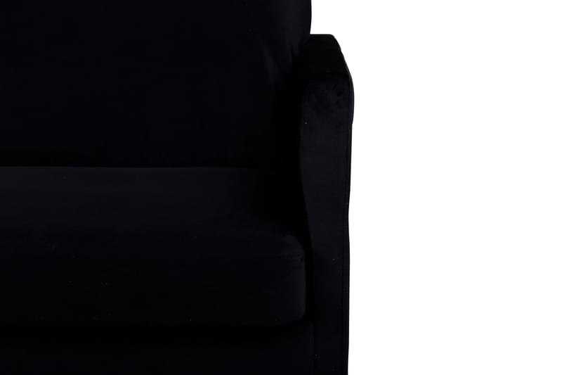 Zoom 3-sits Soffa Sammet - Svart - Möbler - Soffa - Sammetssoffa