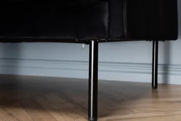 Zoom 3-sits Soffa Sammet - Svart - Möbler - Soffa - Sammetssoffa