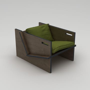 Öronlappsfåtölj Homitis Winner (74 x 57 x 92 cm) Grön - Svart och grön - Möbler - Stolar & fåtöljer - Fåtölj