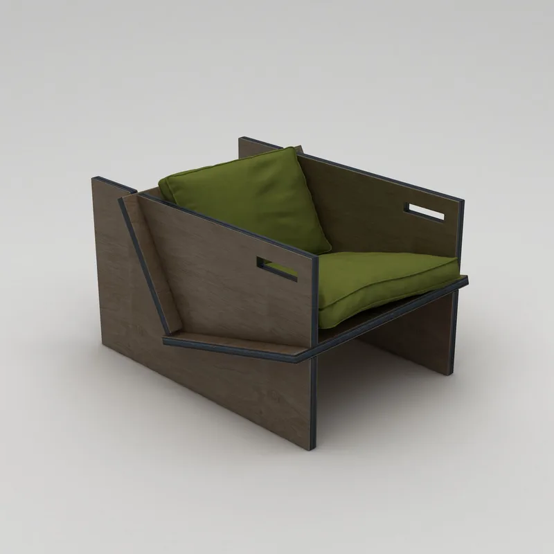 Öronlappsfåtölj Homitis Winner (74 x 57 x 92 cm) Grön - Svart och grön - Möbler - Stolar & fåtöljer - Fåtölj