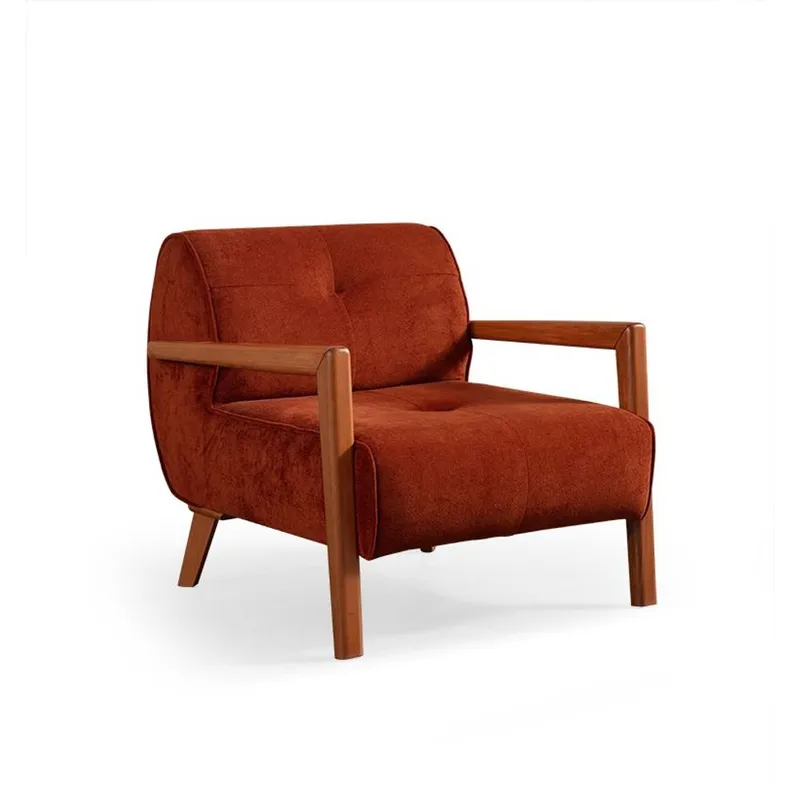 Adesis Fåtölj i Velour, Orange
