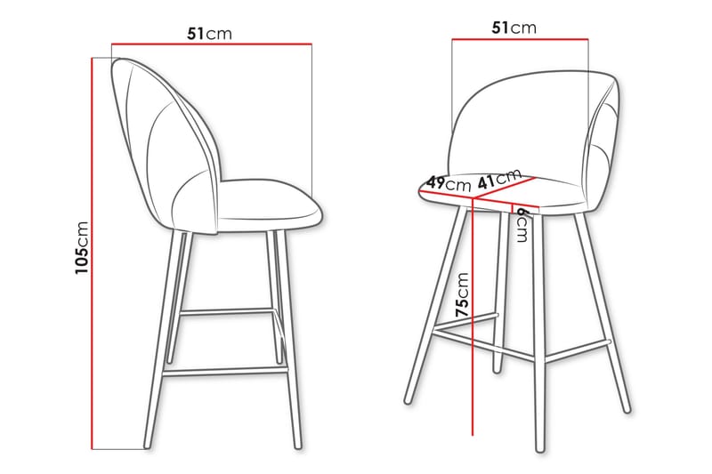 Aikka Barstol 105 cm - Grön - Möbler - Stolar & fåtöljer - Barstol & barpall