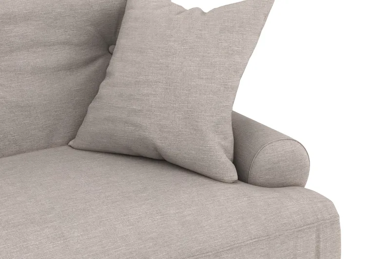 Andrew Loveseat - Beige/Krom - Möbler - Stolar & fåtöljer - Fåtölj