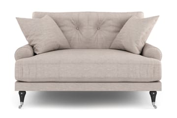 Andrew Loveseat - Beige/Krom - Möbler - Stolar & fåtöljer - Fåtölj