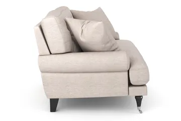 Andrew Loveseat - Beige/Krom - Möbler - Stolar & fåtöljer - Fåtölj