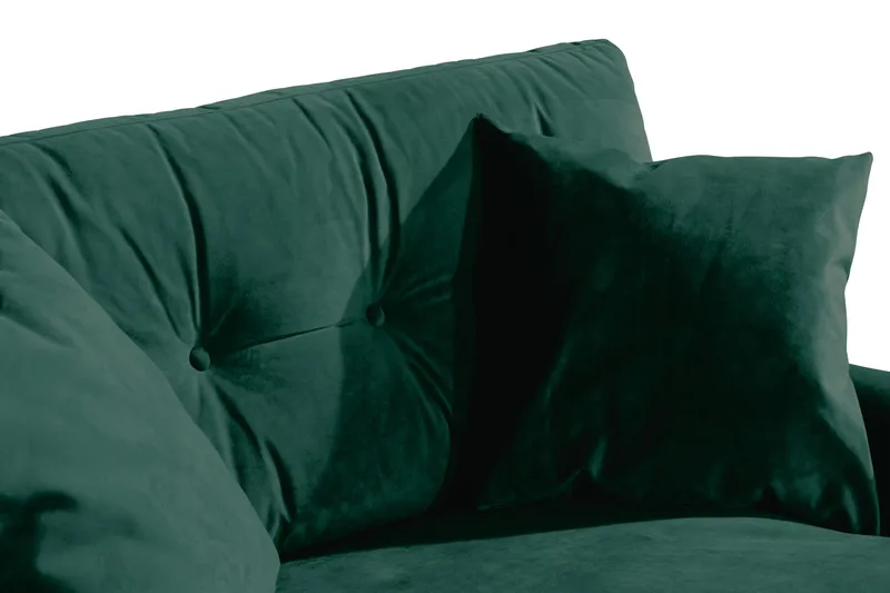 Andrew Loveseat Sammet - Mörkgrön/Mässing - Möbler - Stolar & fåtöljer - Fåtölj