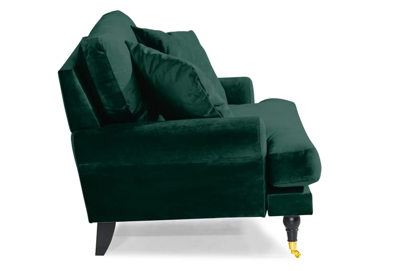Andrew Loveseat Sammet - Mörkgrön/Mässing - Möbler - Stolar & fåtöljer - Fåtölj