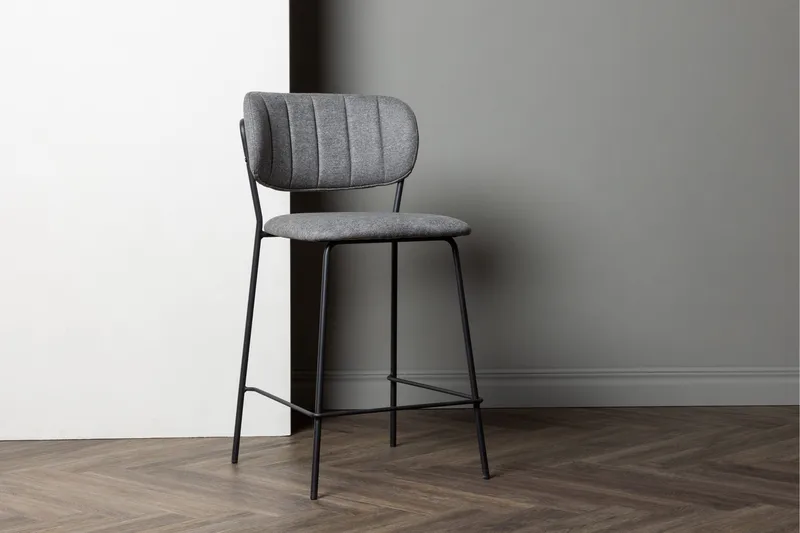 Barstol Bell Matstol Grå Grey - Möbler - Stolar & fåtöljer - Barstol & barpall
