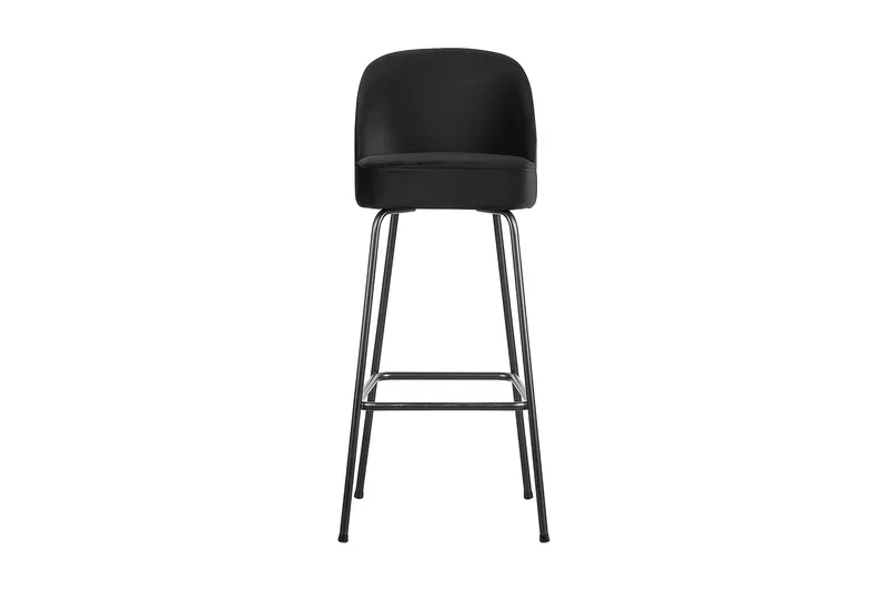Bastien Barstol 80 cm - Sammet/Svart - Möbler - Stolar & fåtöljer - Barstol & barpall