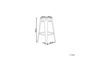 Cabrillo Barstol 36 cm - Svart - Möbler - Stolar & fåtöljer - Barstol & barpall