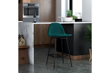 Calvin Barstol Grön/Sammet - Dorel Home - Möbler - Stolar & fåtöljer - Barstol & barpall