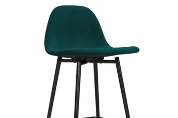 Calvin Barstol Grön/Sammet - Dorel Home - Möbler - Stolar & fåtöljer - Barstol & barpall