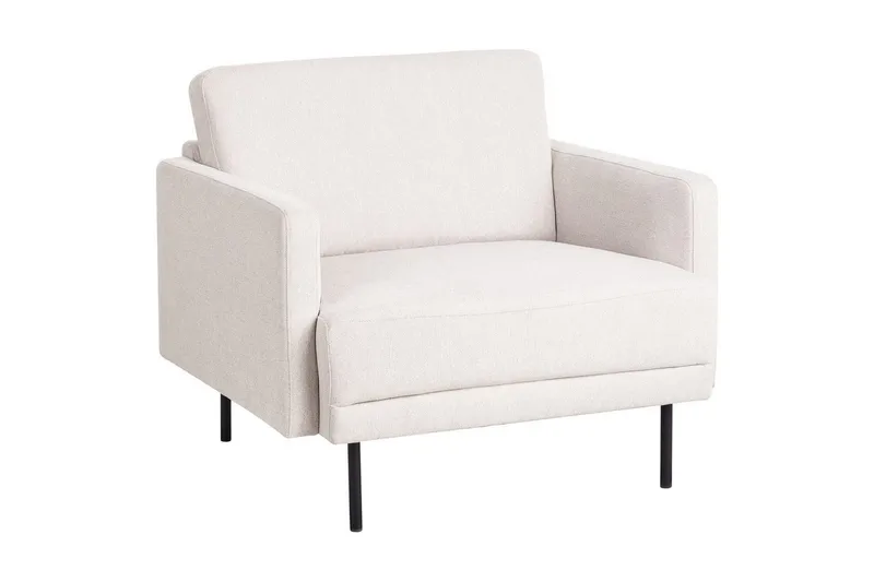 Fåtölj Breda - Beige, svart - Möbler - Stolar & fåtöljer - Fåtölj