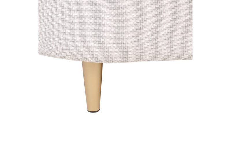 Fåtölj Loen - Beige, guld/Polyester - Möbler - Stolar & fåtöljer - Fåtölj - Clubfåtölj