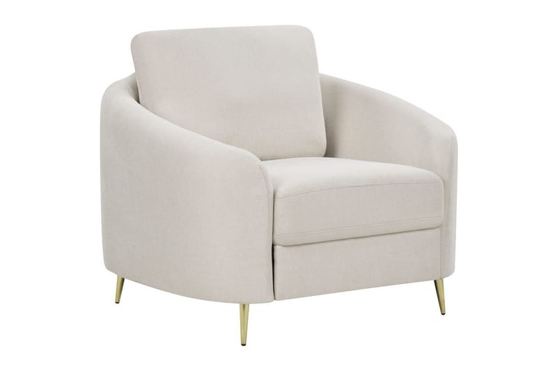 Fåtölj Trosa, Beige, guld