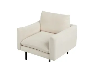 Fåtölj Vinterbro - Beige, svart/Polyester - Möbler - Stolar & fåtöljer - Fåtölj